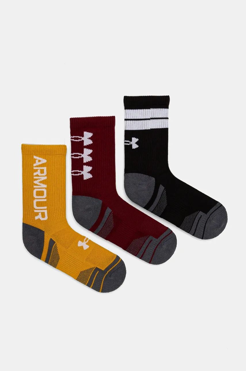 

Носки Under Armour Performance Tech, 3 пары, гранатовый