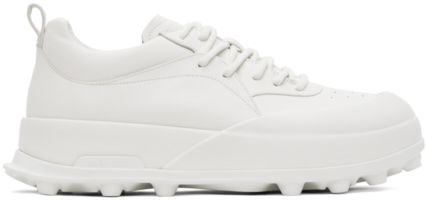 

Белые кроссовки Orb Jil Sander, цвет Porcelain