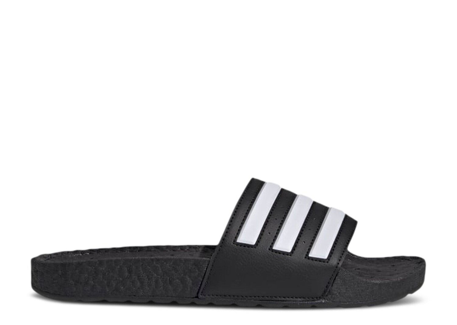 

Кроссовки adidas Adilette Boost Slides 'Black White Stripes', черный