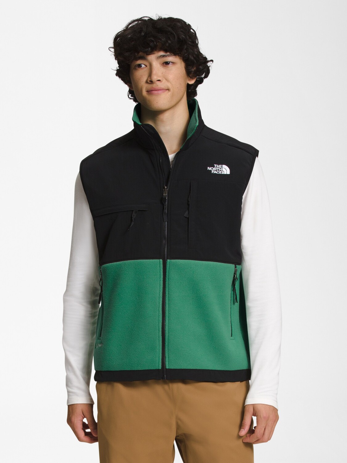 

Флисовый жилет Denali - мужской The North Face, зеленый