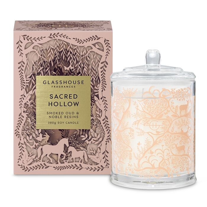 

Свеча Glasshouse Fragrances Sacred Hollow, 13,4 унции, розовый