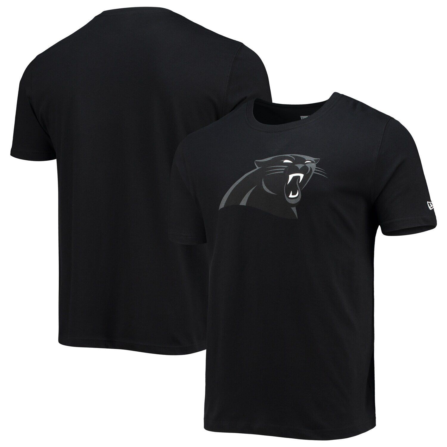

Мужская черная футболка с логотипом команды New Era Carolina Panthers