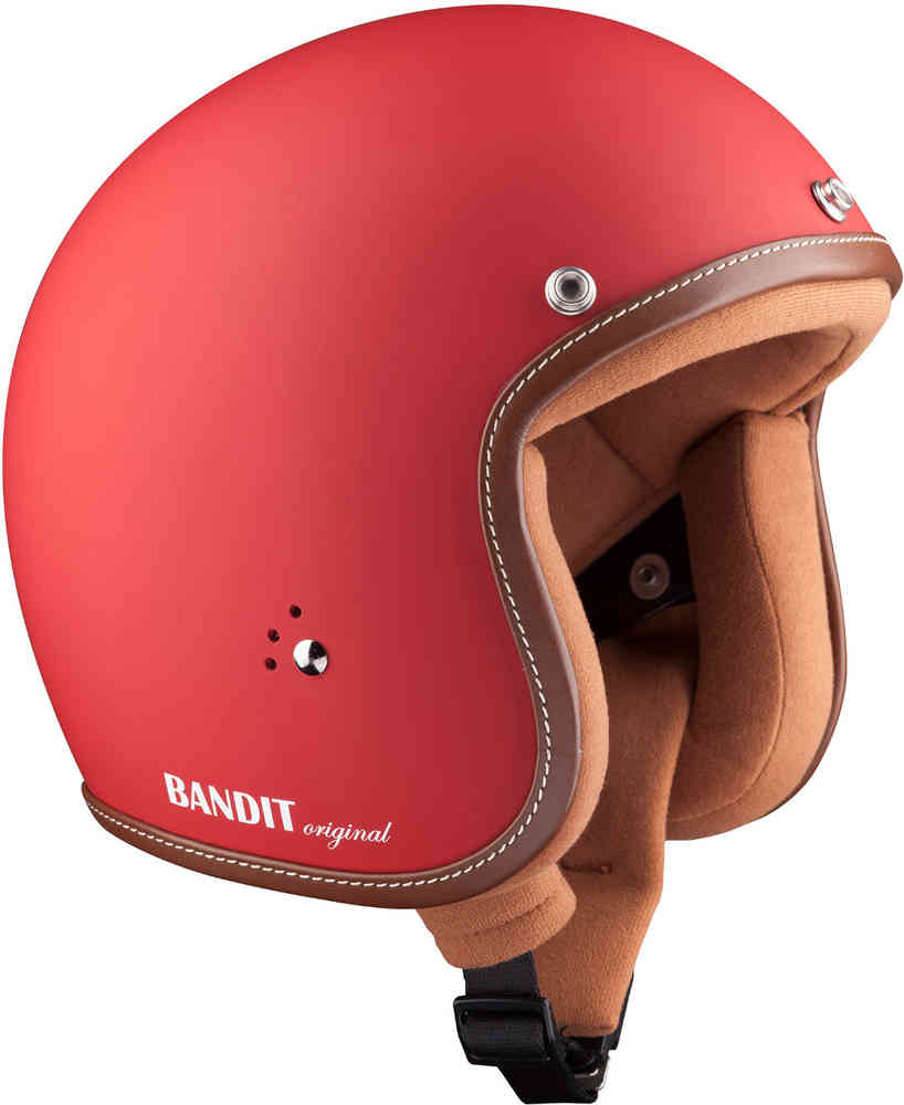 Реактивный шлем Jet Premium Line Bandit, красный козырек bandit jet иридий