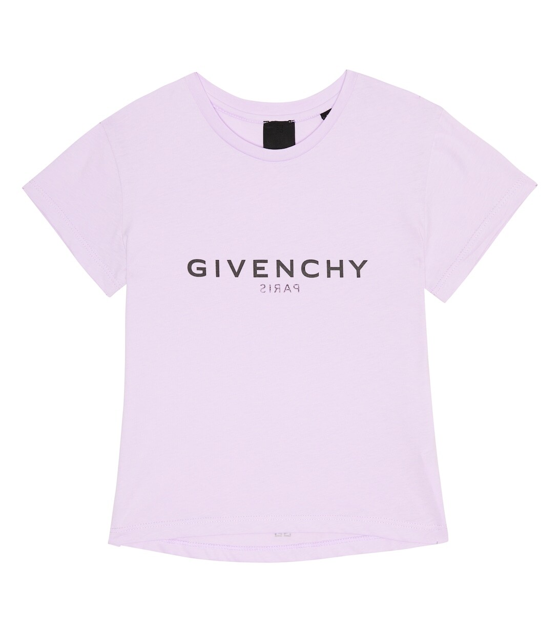 

Хлопковая футболка с логотипом Givenchy Kids, фиолетовый