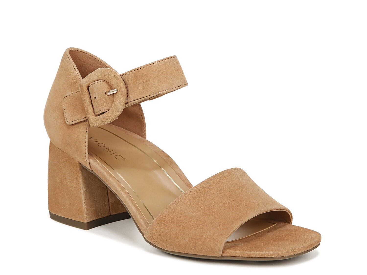 

Сандалии Шардоне Vionic, цвет Camel Suede