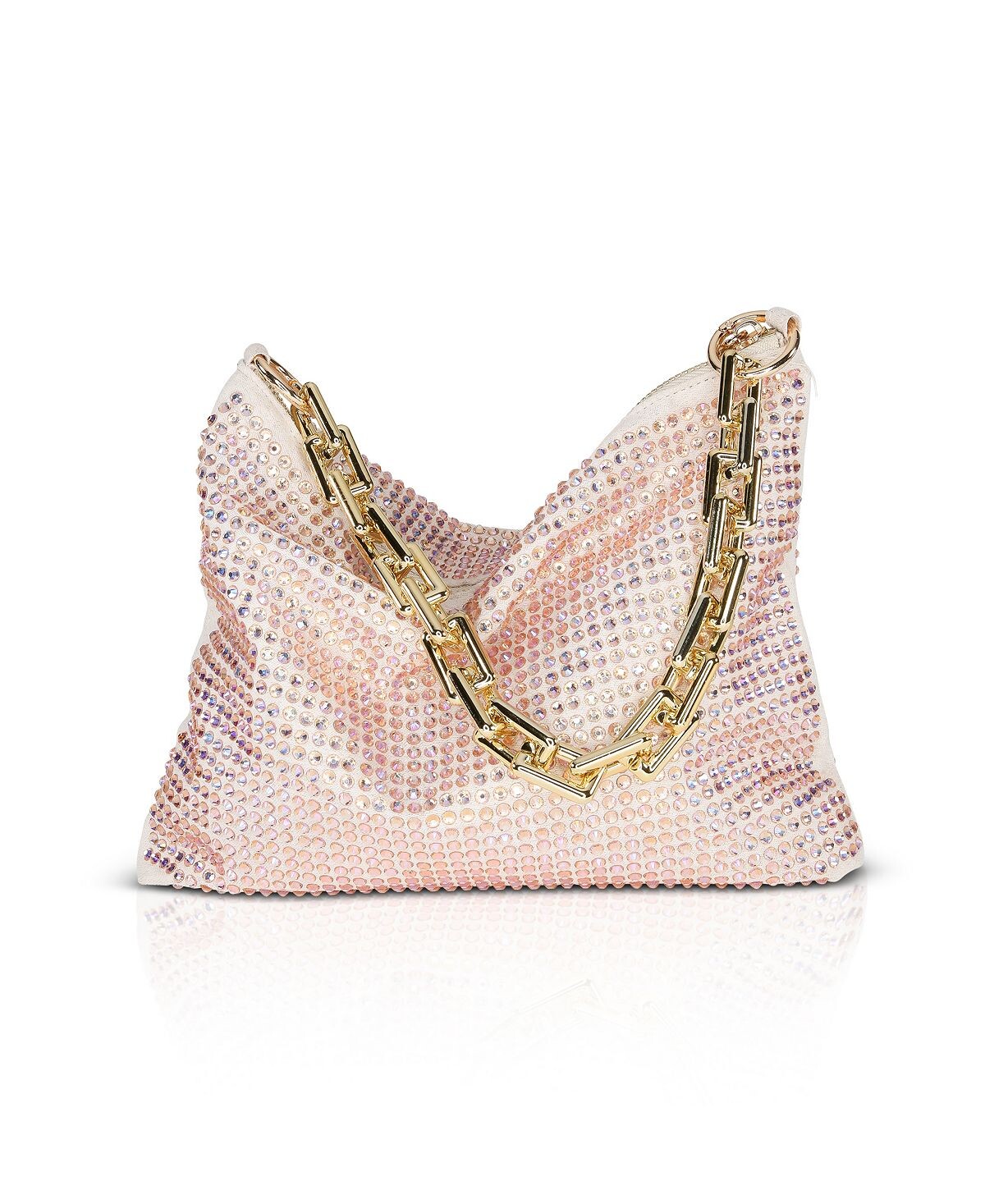 

Женская сумка через плечо Sarah Crystal Jewel Badgley Mischka, розовый