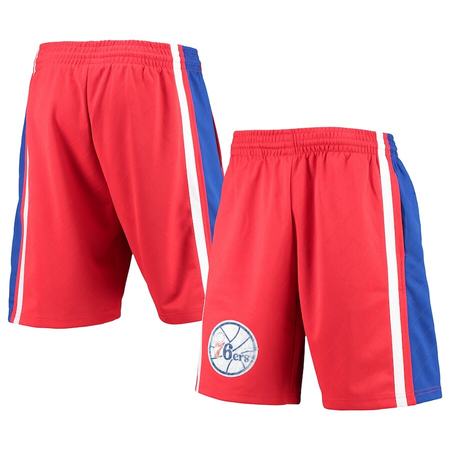 

Шорты Mitchell & Ness Philadelphia 76Ers, красный