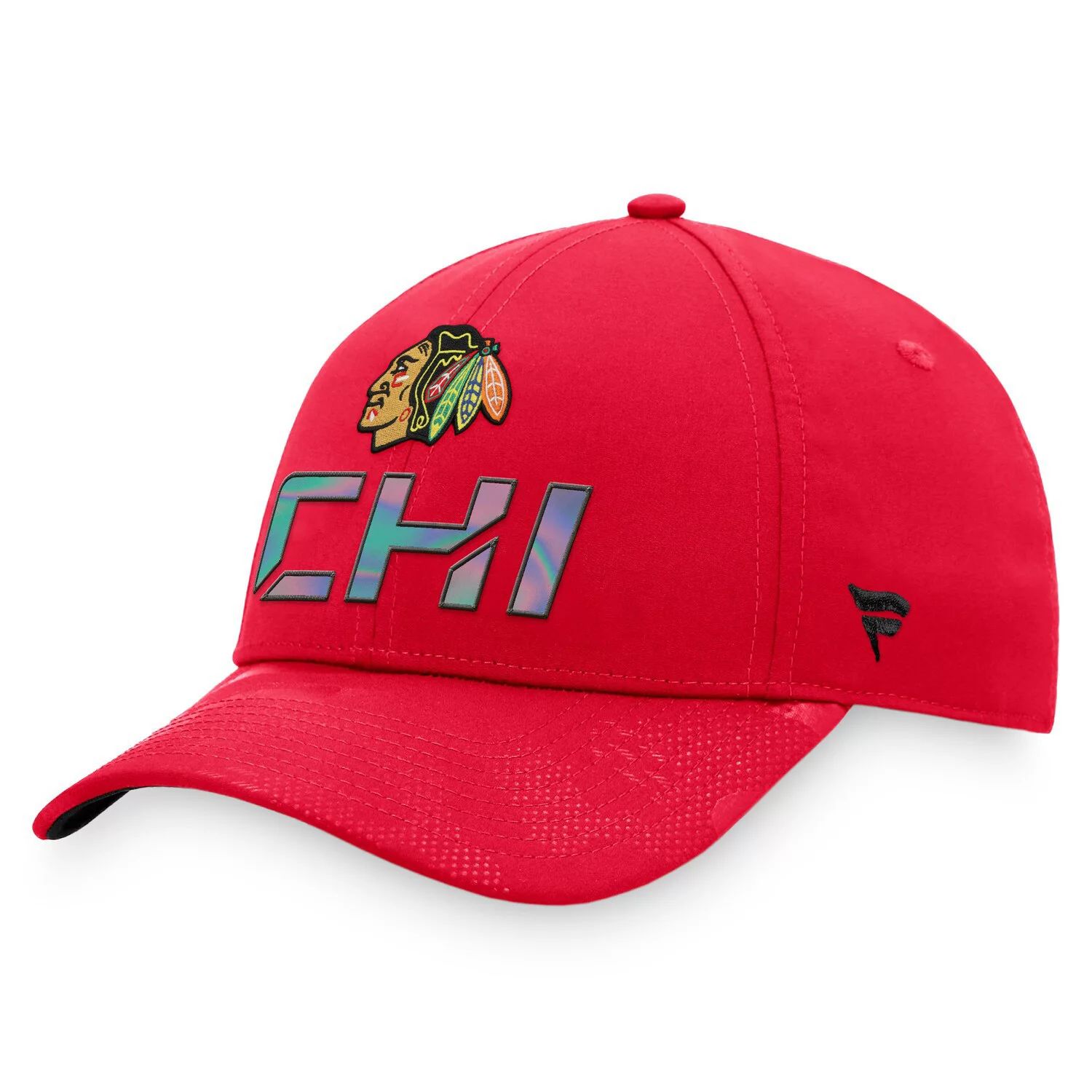 Мужская регулируемая кепка красного цвета с логотипом Fanatics Chicago Blackhawks Authentic Pro Team в раздевалке printio 3d кружка chicago blackhawks