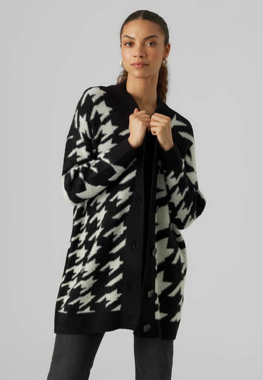 

Кардиган Vero Moda VMMIRA V-NECK, черный