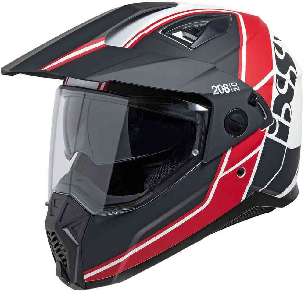 цена 208 2.0 Шлем Эндуро IXS, черный матовый/красный
