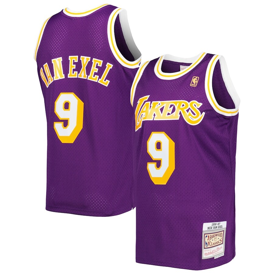 

Джерси Mitchell & Ness Los Angeles Lakers, фиолетовый