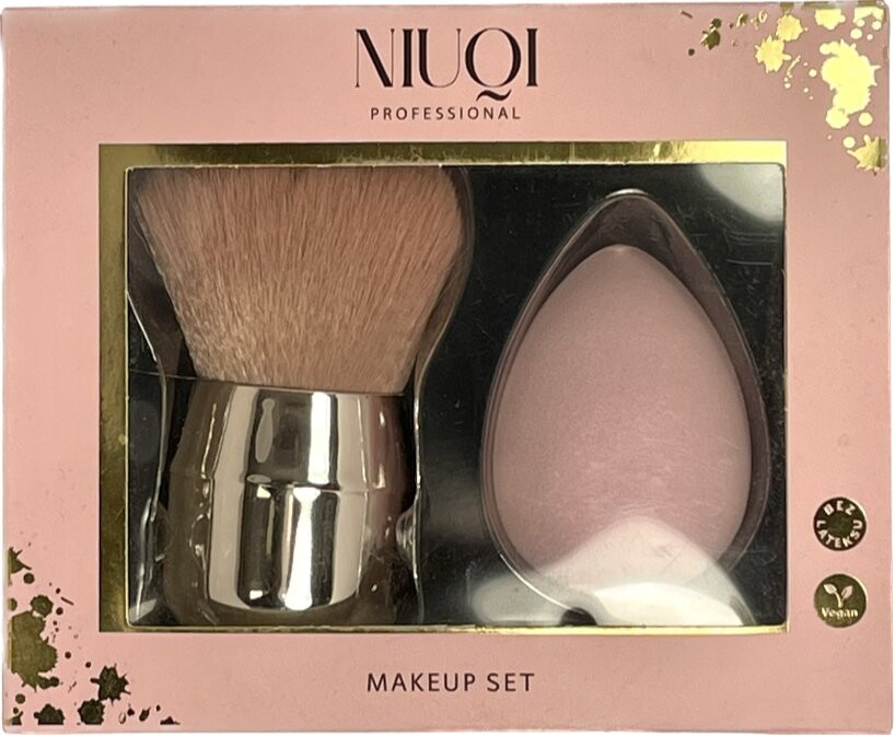 

Набор для макияжа NIUQI Кисть KABUKI с 3D-спонжем