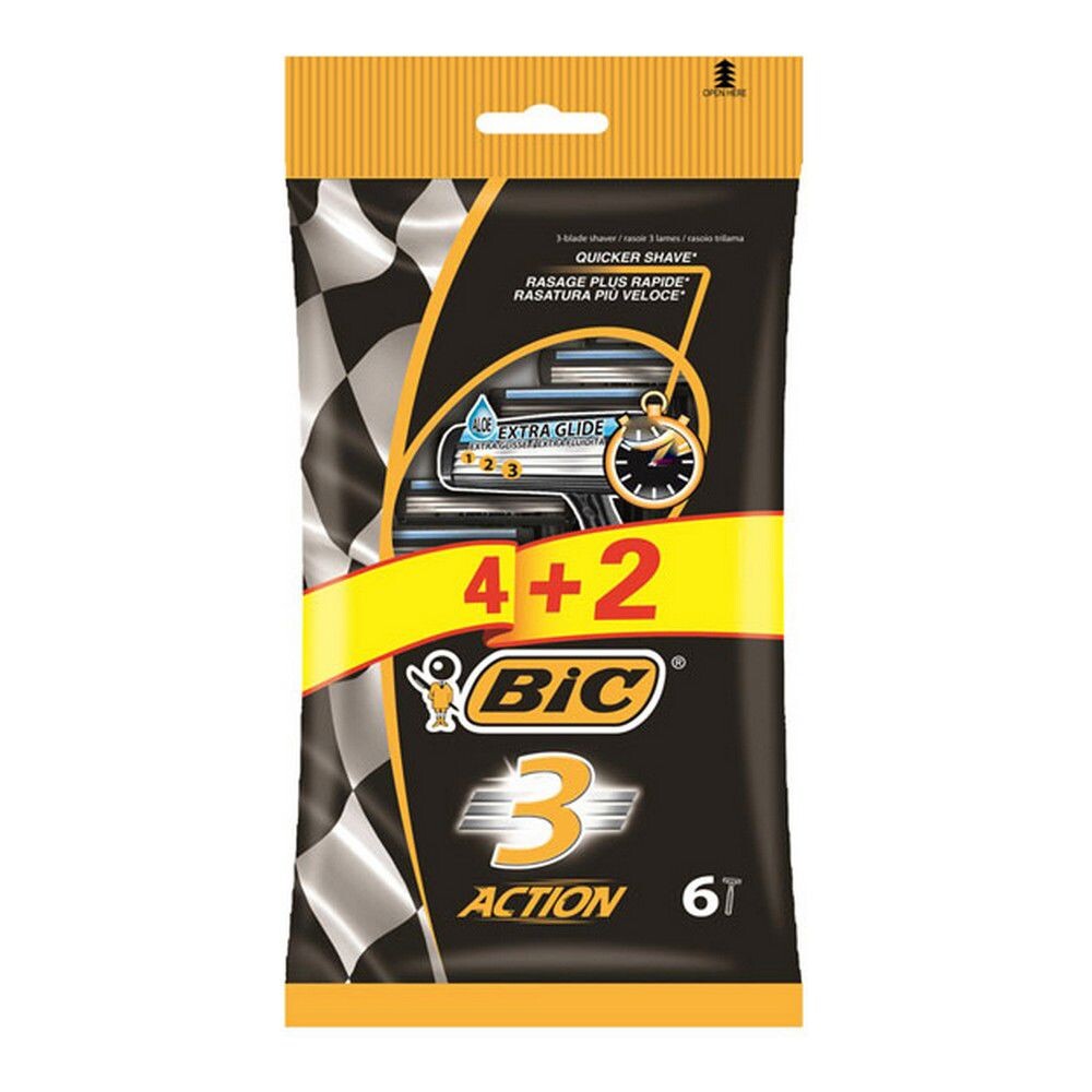 

Бритва 3 action maquinilla de afeitar Bic, 6 шт