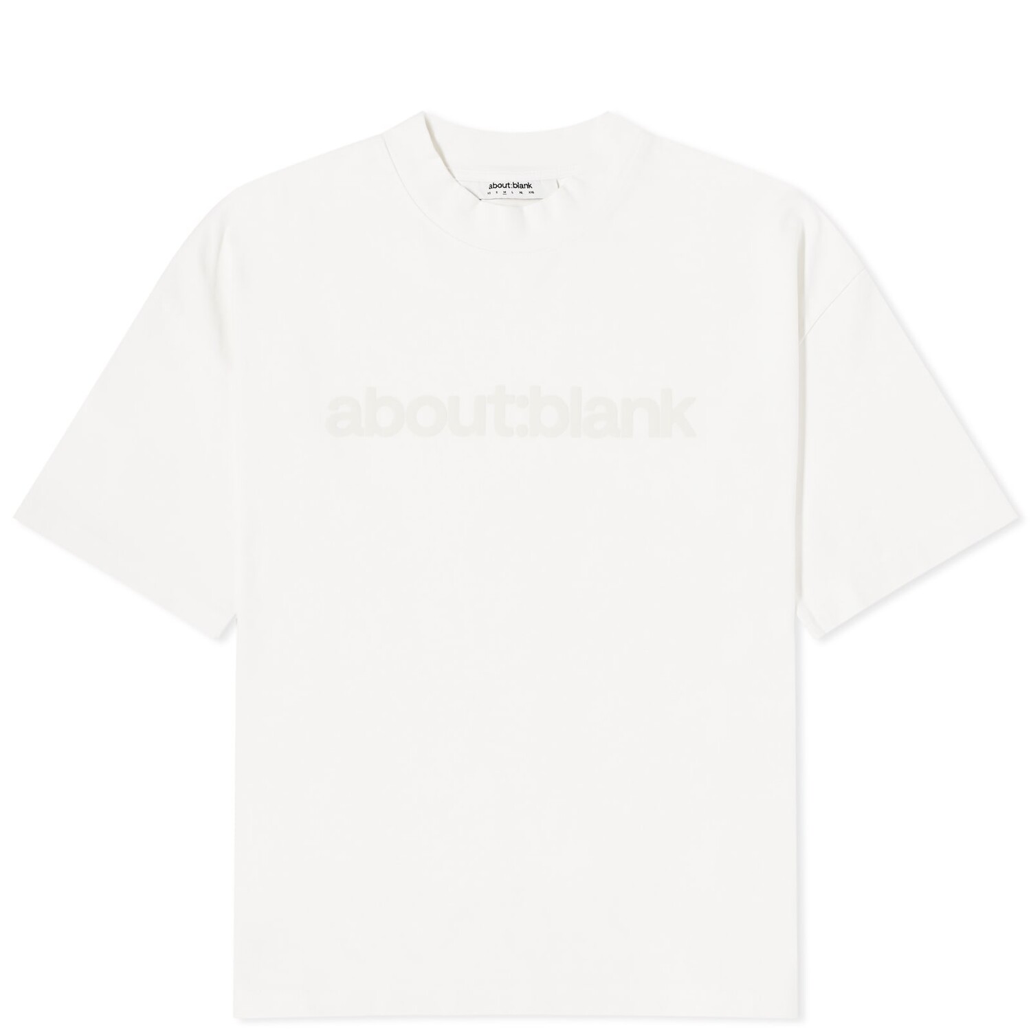 

Футболка About:Blank Tonal Block Mock Neck T-Shirt, цвет Oat