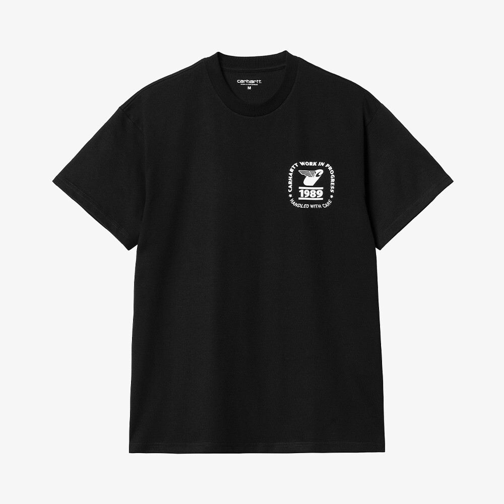 

Футболка S/S Stamp State T-Shirt 'Black' Carhartt WIP, черный