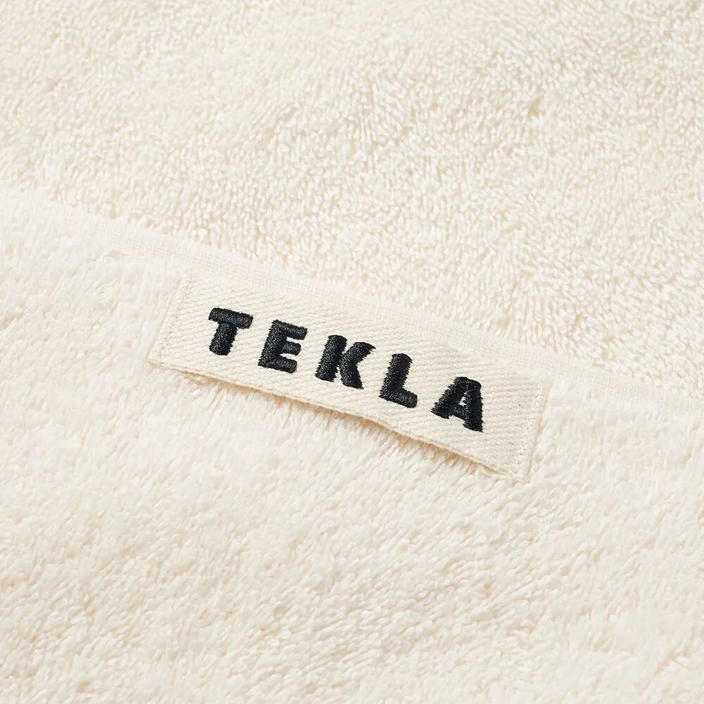 Tekla Fabrics Органическое махровое полотенце для рук, белый