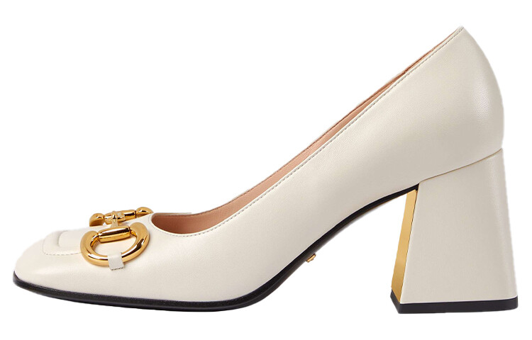 

GUCCI Wmns Белый на высоком каблуке