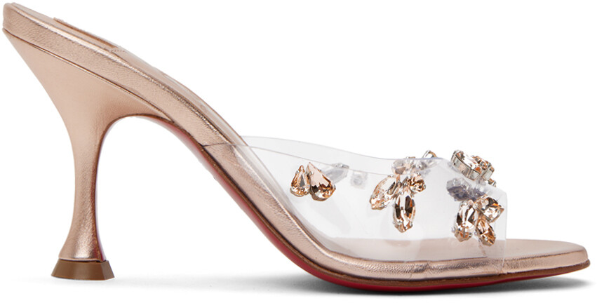 

Розовые мюли Christian Louboutin Degraqueen 85