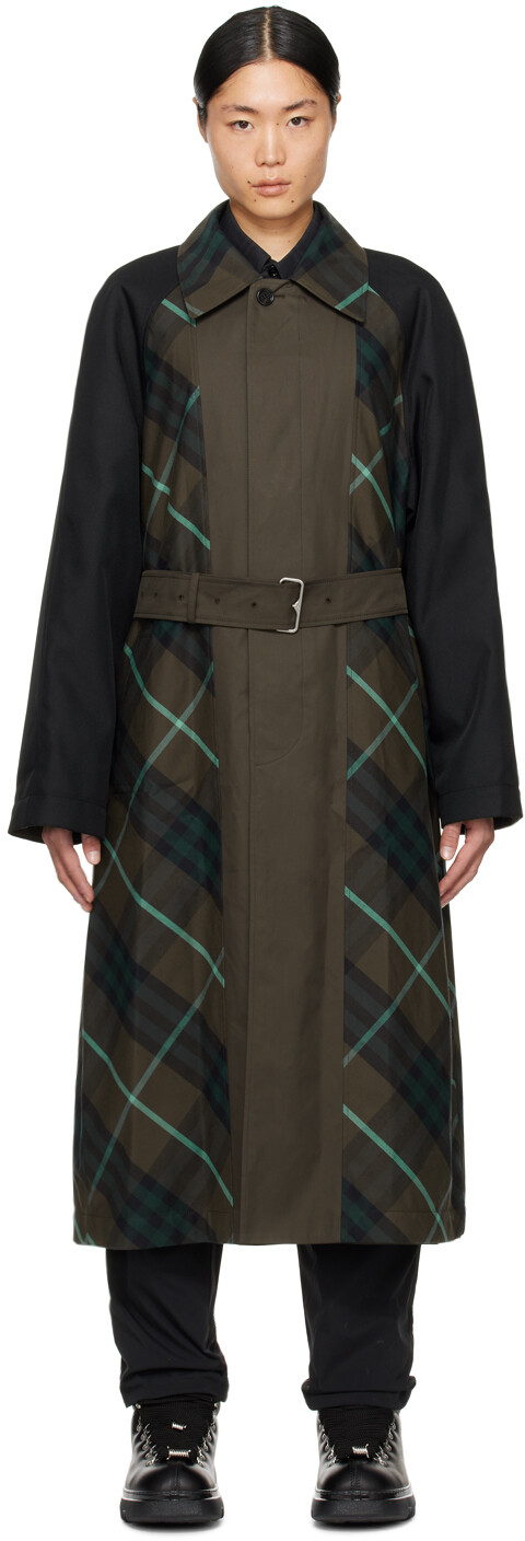 

Хаки Двустороннее пальто Bradford Burberry