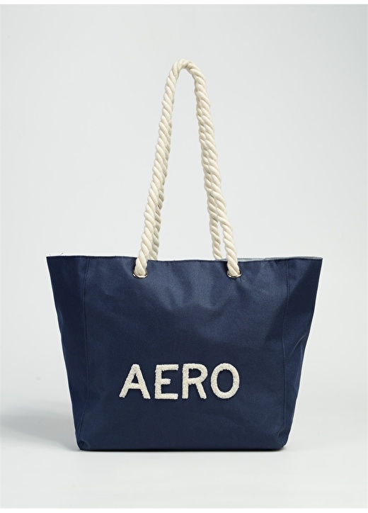 сумка женская let s пляжная синяя Темно-синяя женская пляжная сумка Aeropostale