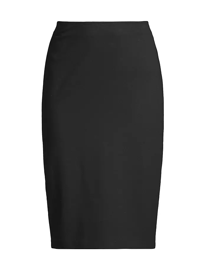 

Юбка-карандаш из эластичного джерси Emporio Armani, черный