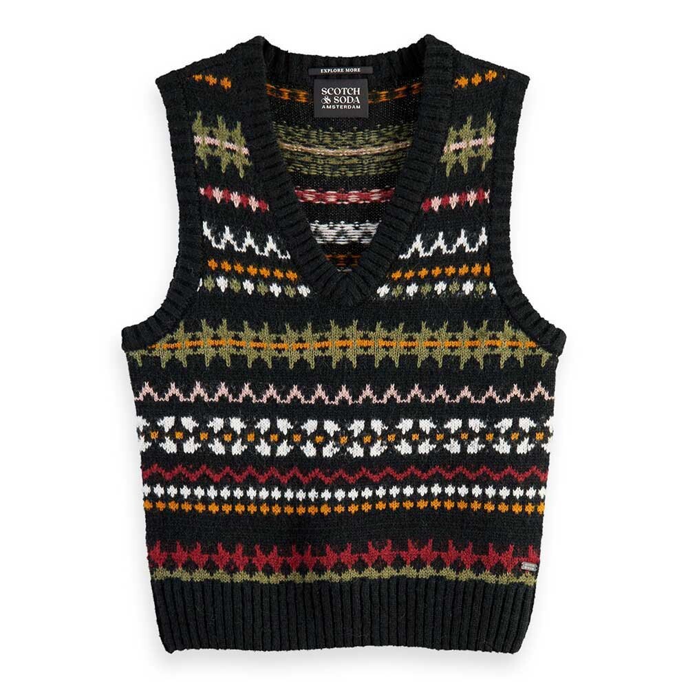 

Жилет Scotch & Soda Fair Isle, разноцветный