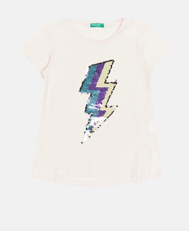 

Футболка United Colors of Benetton, розовый