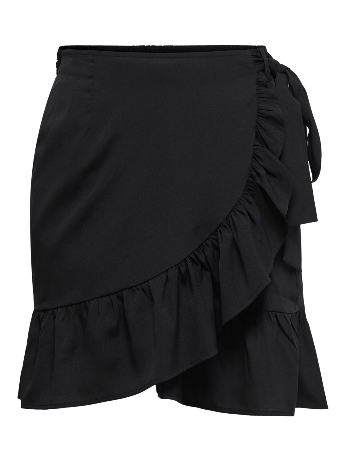 

Юбка до колена ONLY ONLOLIVIA WRAP regular/straight, черный