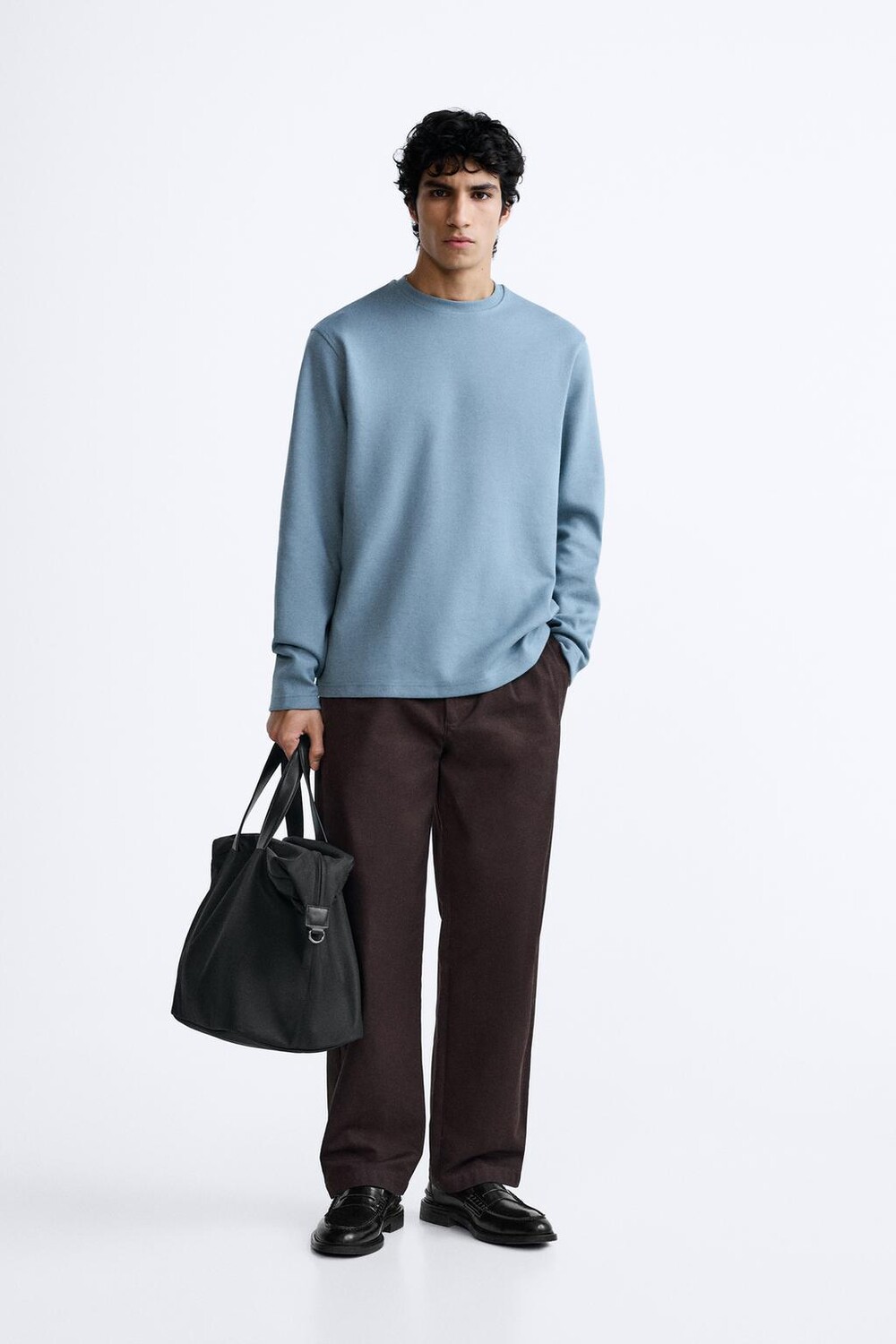 

Нейлоновая сумка ZARA, черный