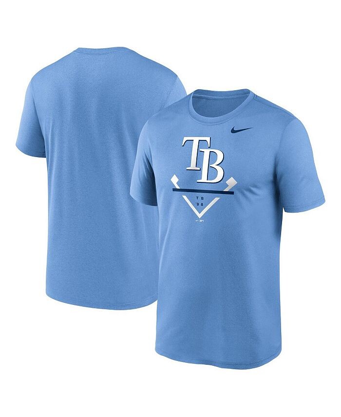 

Мужская голубая футболка Tampa Bay Rays Icon Legend Nike, синий