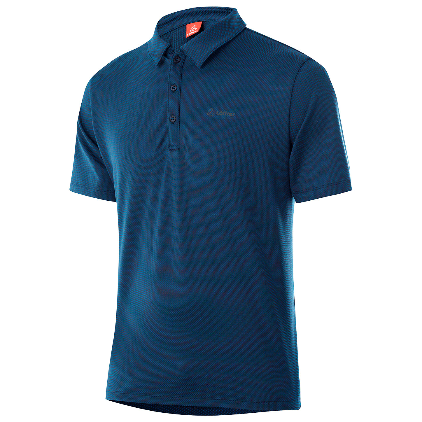 

Рубашка поло Löffler Poloshirt Tencel Comfort Fit, темно синий