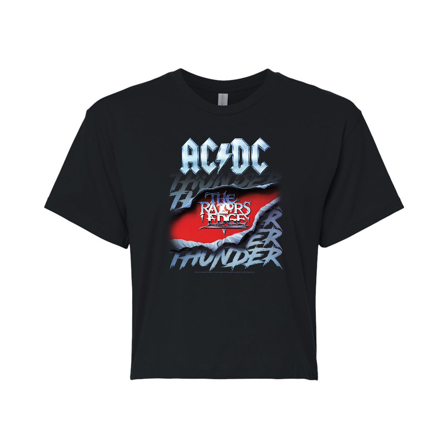 Укороченная футболка с рисунком AC/DC Razors Edge для юниоров Licensed Character ac dc ac dc the razors edge 180 gr