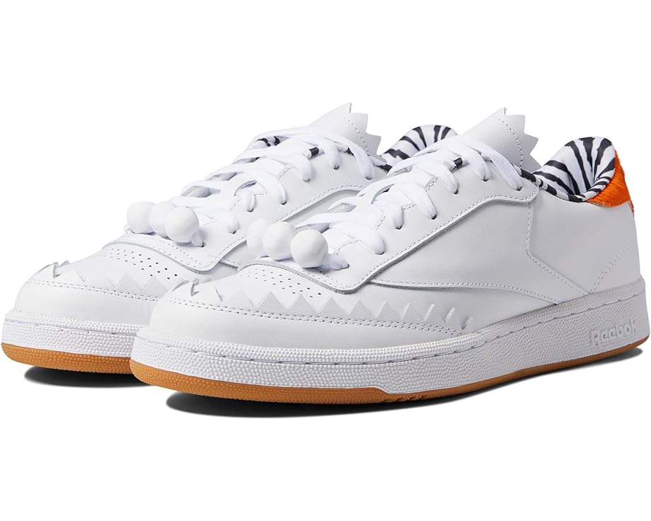 Кроссовки Reebok Club C Reebok X Jetstones Meet The Flintstones, цвет White/Black/Thermal Orange 100pcs a2 1a f 115c 1a 250v degree thermal cutoff rh115 thermal links black square temperature fuse