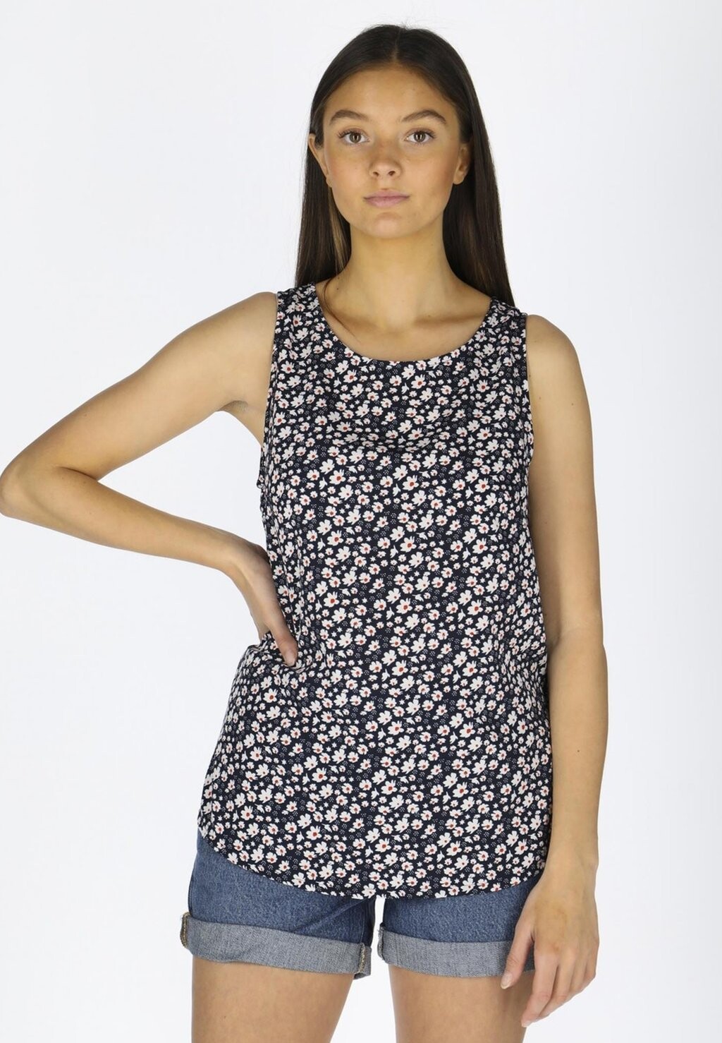 

Топ SANKT CLAUD SINGLET Seaside, цвет navy flower