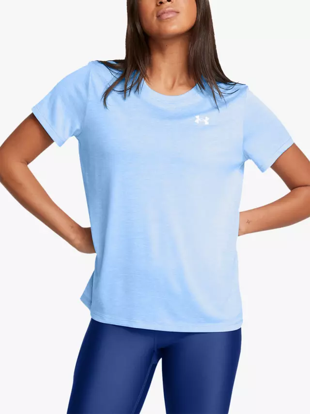 

Топ Under Armour Women's Tech Sports, цвет blue/white