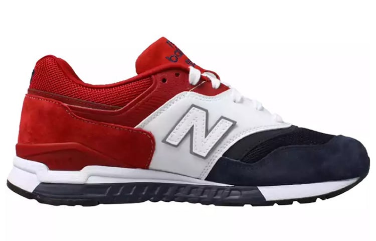 

Кроссовки New Balance NB 997H Unisex, белый/черный/красный