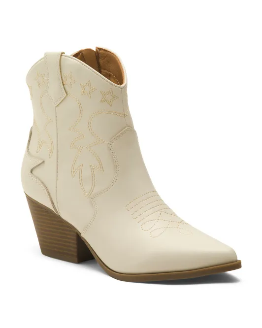 

Ботильоны Adelo в стиле вестерн Indigo Road, слоновая кость