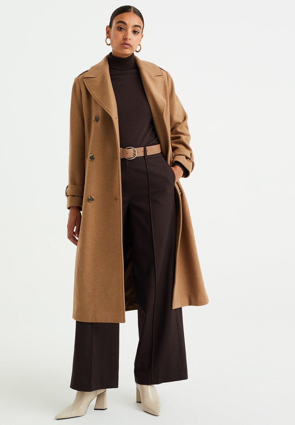 

Тренч WE Fashion, цвет brown