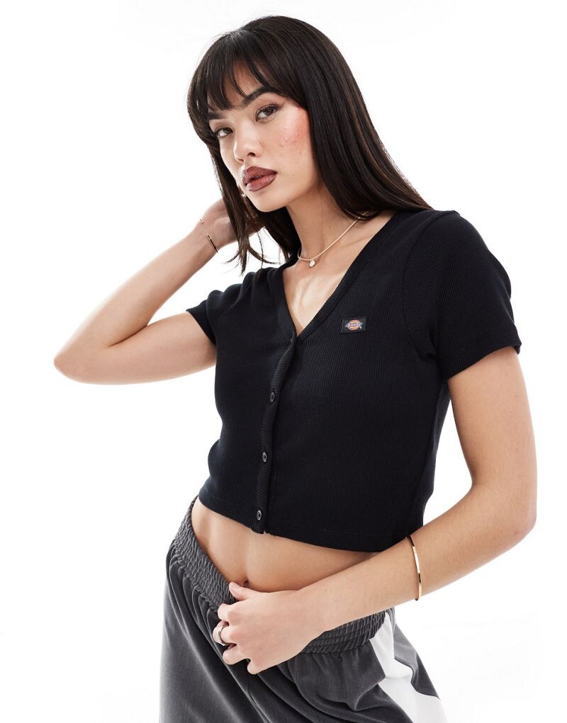 

Черный кардиган с короткими рукавами Dickies Emporia