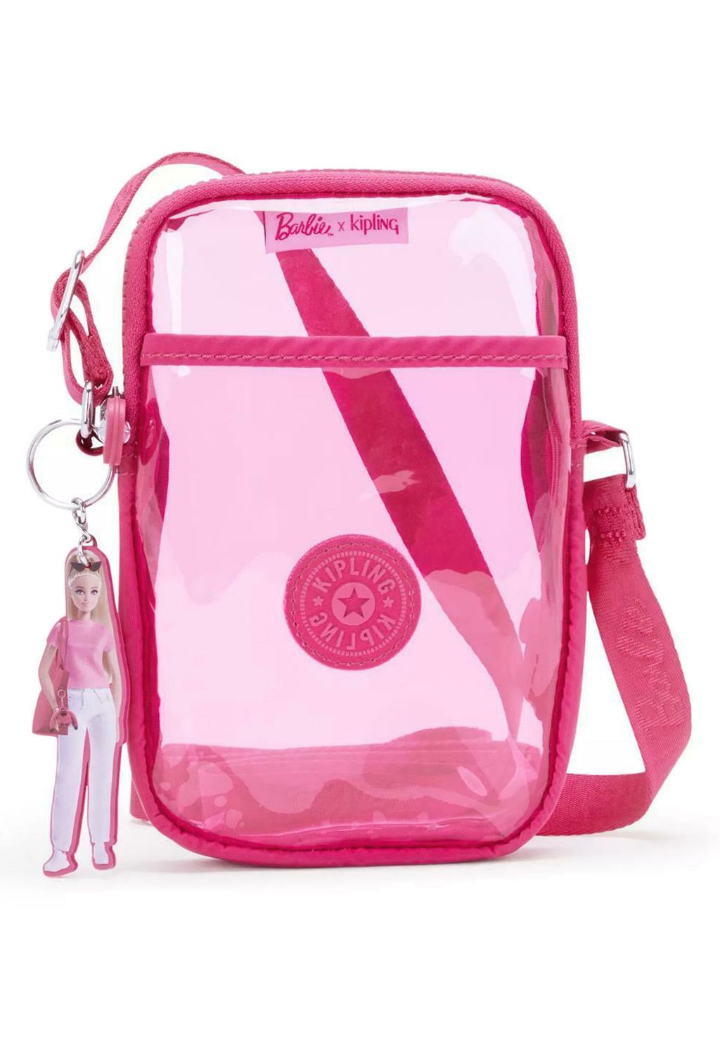 Сумка через плечо TALLY X BARBIE, Kipling, цвет power pink transpant сумка через плечо afia x barbie kipling неон фуксия