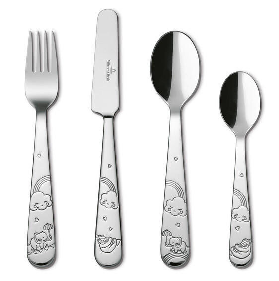 

Детские столовые приборы 4 шт Villeroy & Boch, серебряный