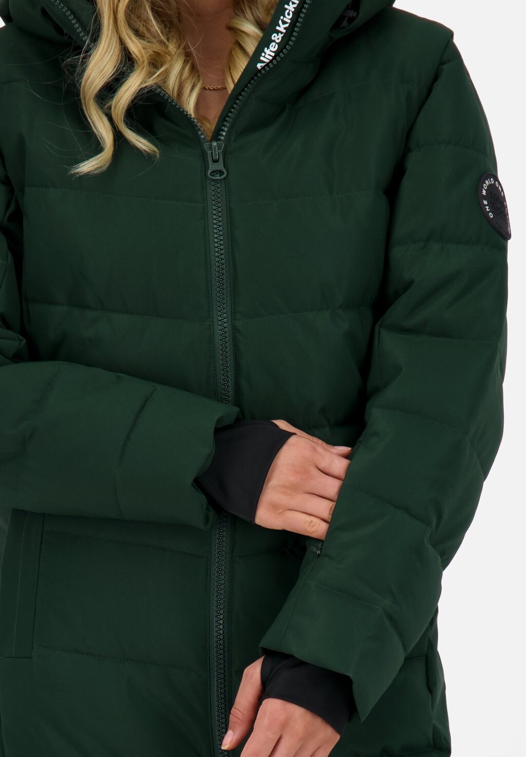 

Зимнее пальто PUFFER alife & kickin, цвет Mottled Dark Green