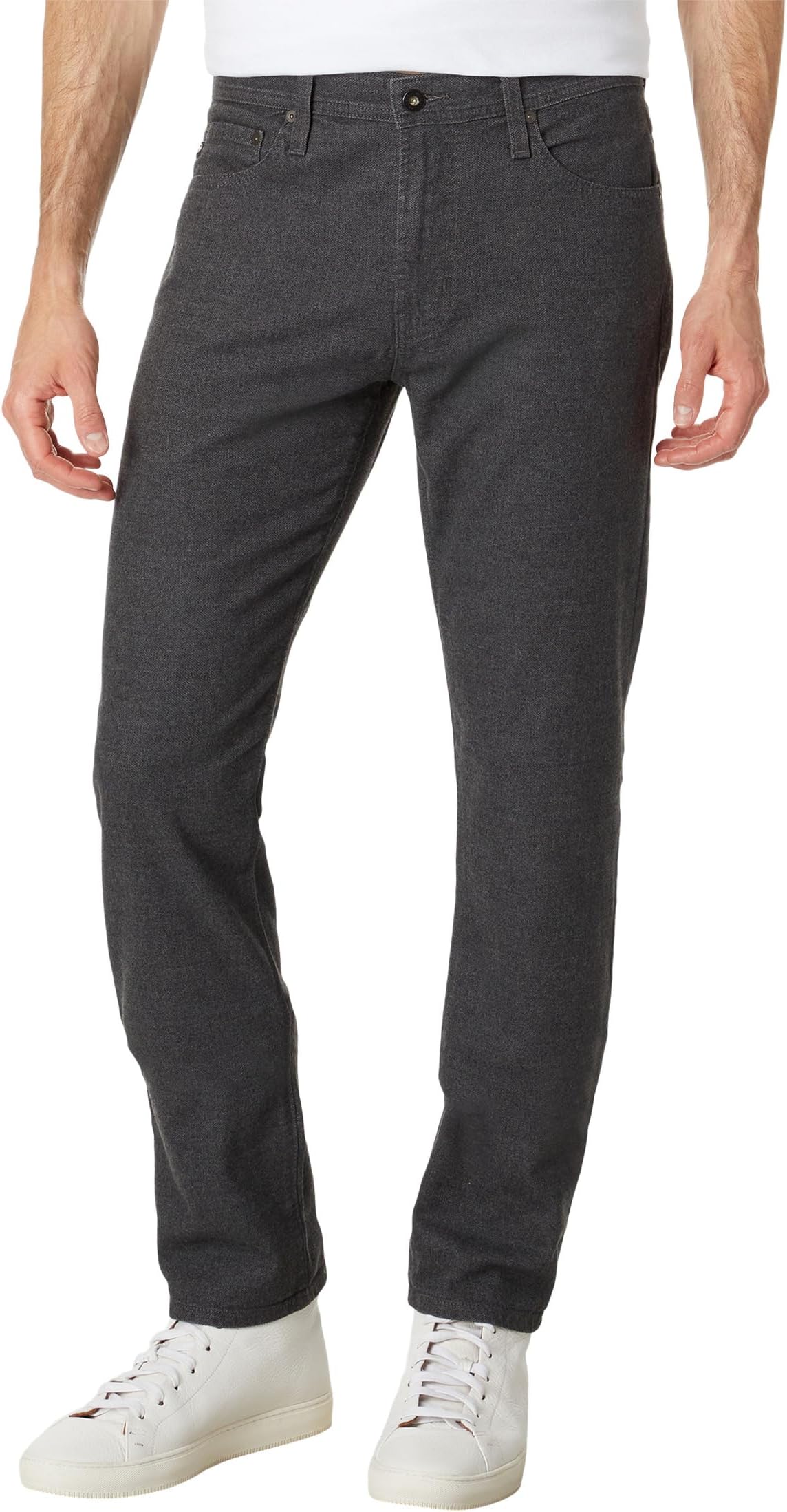 Узкие брюки прямого кроя Everett AG Jeans, цвет Anthracite джинсы эластичного прямого кроя everett ag jeans цвет bundled