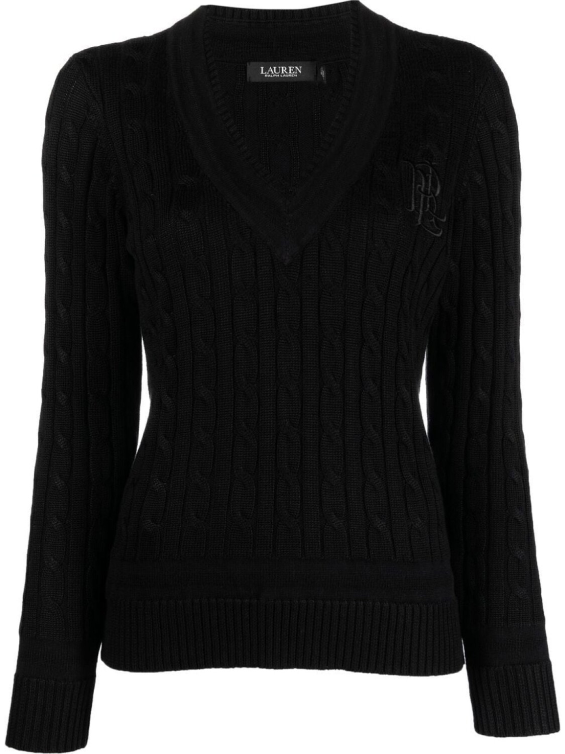

Lauren Ralph Lauren джемпер фактурной вязки, черный