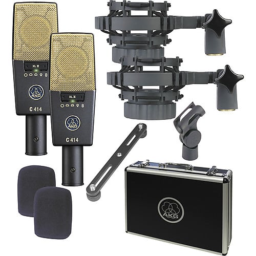 Конденсаторный микрофон AKG C414 XLII/ST Stereo Matched Pair цена и фото