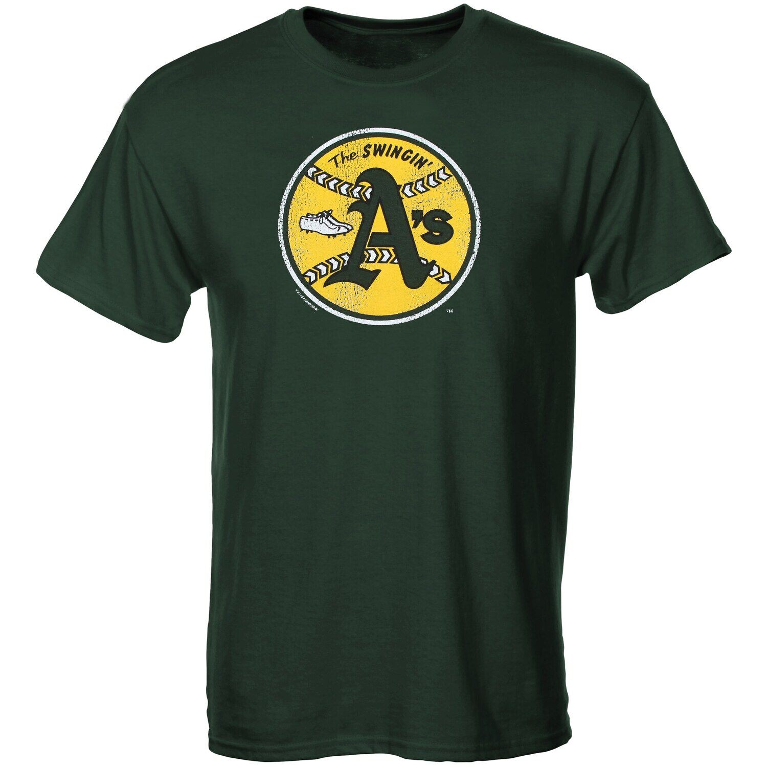 

Футболка Oakland Athletics Youth Cooperstown - зеленая Unbranded