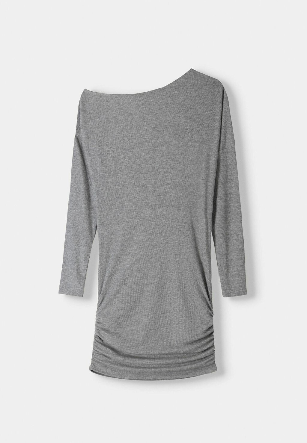 

Платье-футляр ASYMMETRIC Bershka, цвет Mottled Grey