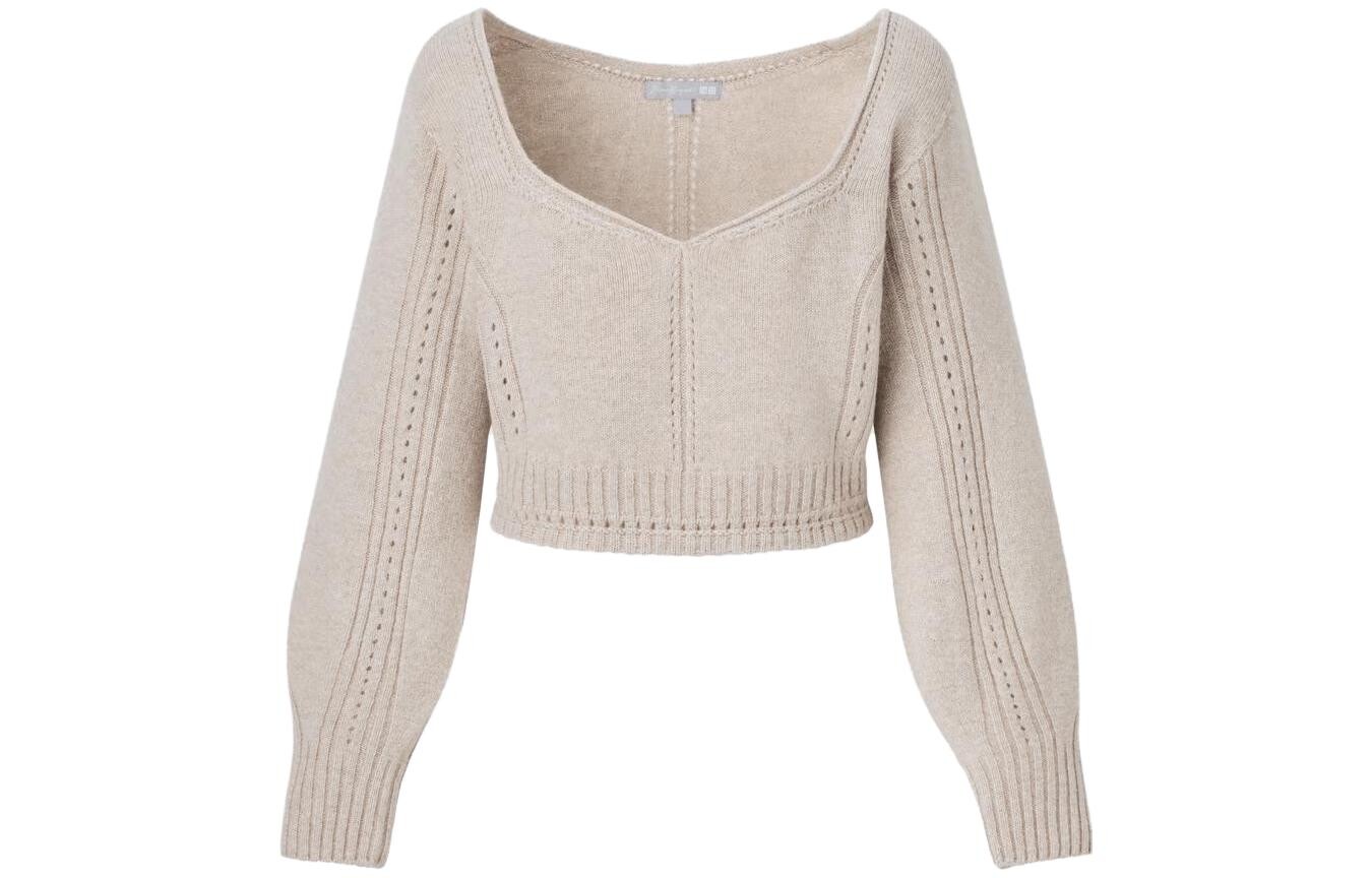 

Трикотаж женский светло-кожаный Uniqlo