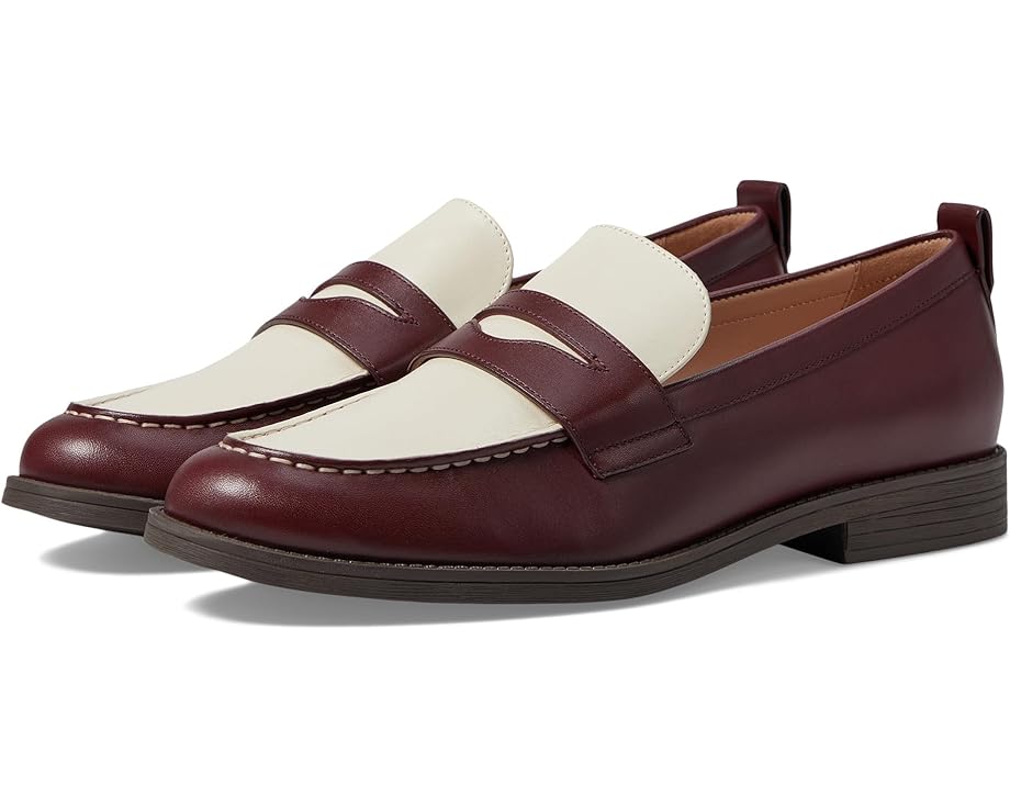Лоферы Cole Haan Stassi Penny Loafer, цвет Bloodstone/Ivory Leather