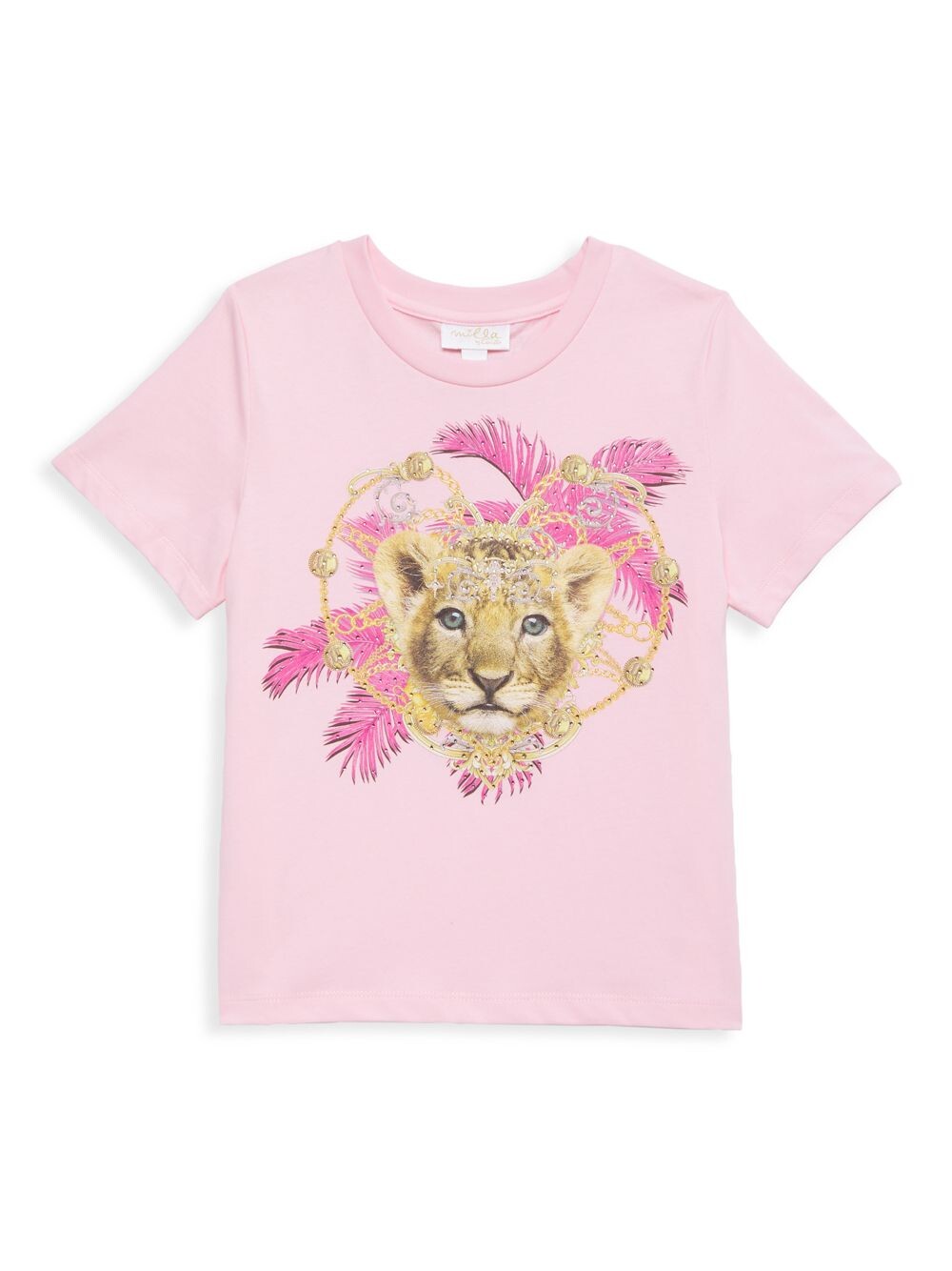 

Футболка Little Girl's & Girl's Lion CAMILLA, розовый